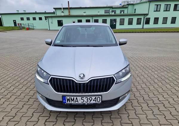 Skoda Fabia cena 42900 przebieg: 80975, rok produkcji 2020 z Wieluń małe 56